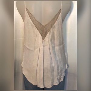 American Eagle Outfitters Tops - American Eagle lacy/satin tank American Eagle Outfitters Tops - American Eagle lacy/satin tank